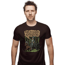 Load image into Gallery viewer, Daily_Deal_Shirts Fitted Shirts, Mens / Small / Dark Chocolate Middle Earth Adventure
