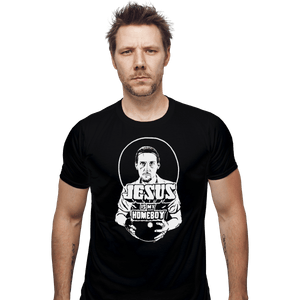 Shirts Fitted Shirts, Mens / Small / Black Jesus is My Homeboy