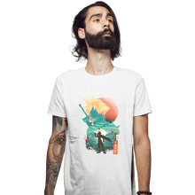 Load image into Gallery viewer, Shirts Fitted Shirts, Mens / Small / White Ukiyo Cloud
