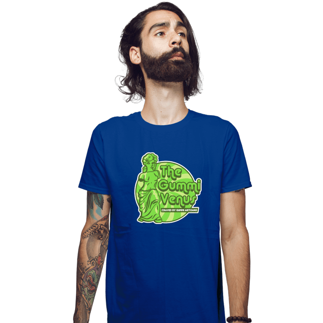 Shirts Fitted Shirts, Mens / Small / Royal Blue Gummi Venus