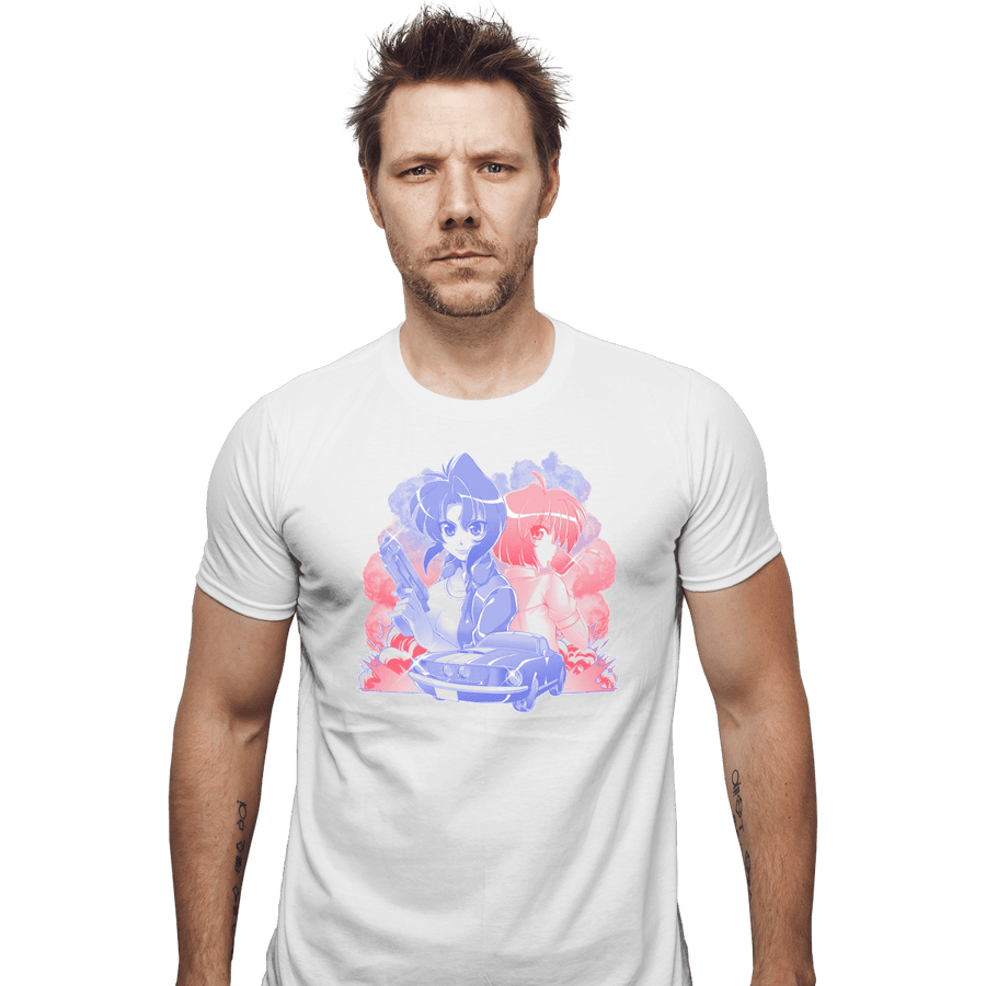 Shirts Fitted Shirts, Mens / Small / White Gunsmith Cats