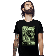 Load image into Gallery viewer, Secret_Shirts Fitted Shirts, Mens / Small / Black Beck In Time
