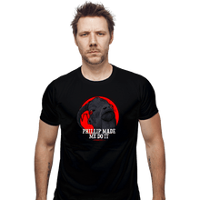 Load image into Gallery viewer, Shirts Fitted Shirts, Mens / Small / Black Phillip Made Me Do It
