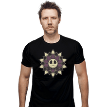 Load image into Gallery viewer, Shirts Fitted Shirts, Mens / Small / Black Jack Mandala
