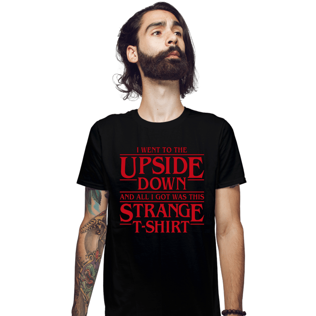 Shirts Fitted Shirts, Mens / Small / Black I Went To The Upside Down