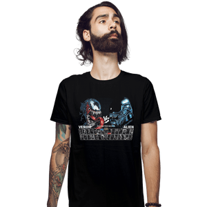Shirts Fitted Shirts, Mens / Small / Black Select Venom VS Alien