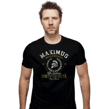 Load image into Gallery viewer, Secret_Shirts Fitted Shirts, Mens / Small / Black Maximus University
