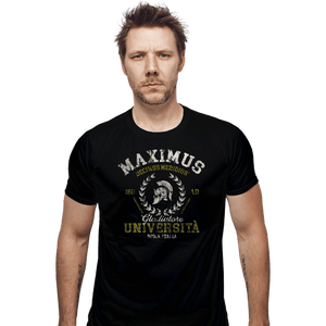 Secret_Shirts Fitted Shirts, Mens / Small / Black Maximus University
