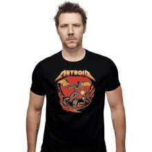 Load image into Gallery viewer, Shirts Fitted Shirts, Mens / Small / Black Enter Samus
