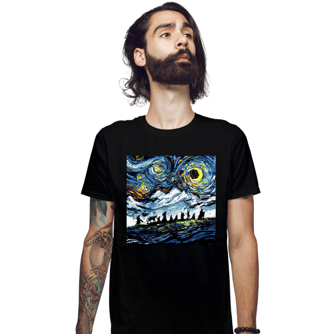 Shirts Fitted Shirts, Mens / Small / Black Van Gogh Never Met The Fellowship