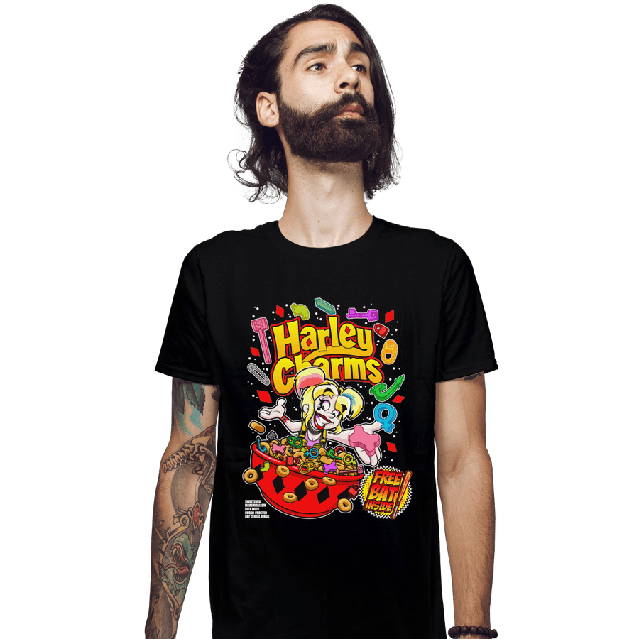 Shirts Fitted Shirts, Mens / Small / Black Harley Charms
