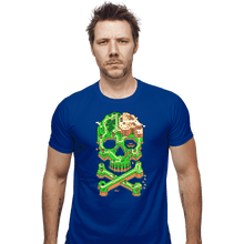 Load image into Gallery viewer, Secret_Shirts Fitted Shirts, Mens / Small / Royal Blue SNES Jolly Plumber
