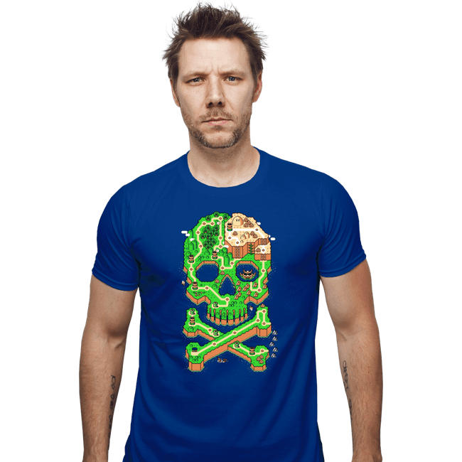 Secret_Shirts Fitted Shirts, Mens / Small / Royal Blue SNES Jolly Plumber
