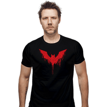 Load image into Gallery viewer, Daily_Deal_Shirts Fitted Shirts, Mens / Small / Black Future Bat Graffiti
