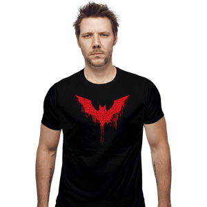 Daily_Deal_Shirts Fitted Shirts, Mens / Small / Black Future Bat Graffiti