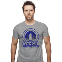 Load image into Gallery viewer, Secret_Shirts Fitted Shirts, Mens / Small / Sports Grey Vance Refrigeration
