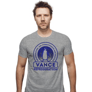 Secret_Shirts Fitted Shirts, Mens / Small / Sports Grey Vance Refrigeration