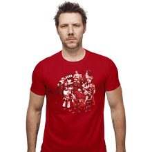 Load image into Gallery viewer, Shirts Fitted Shirts, Mens / Small / Red SNK

