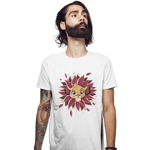 Shirts Fitted Shirts, Mens / Small / White Simba Watercolor