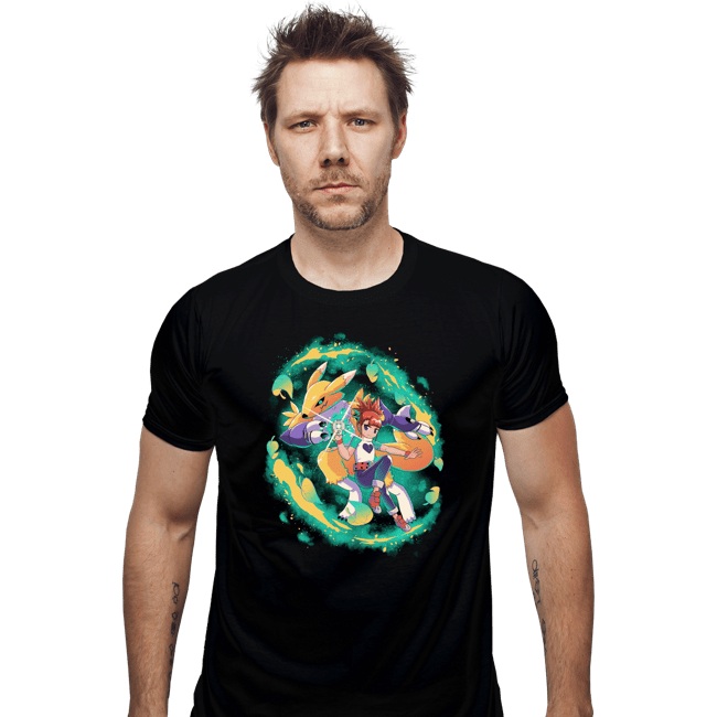 Shirts Fitted Shirts, Mens / Small / Black Digi Fox