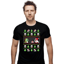 Load image into Gallery viewer, Shirts Fitted Shirts, Mens / Small / Black Bubble Bauble
