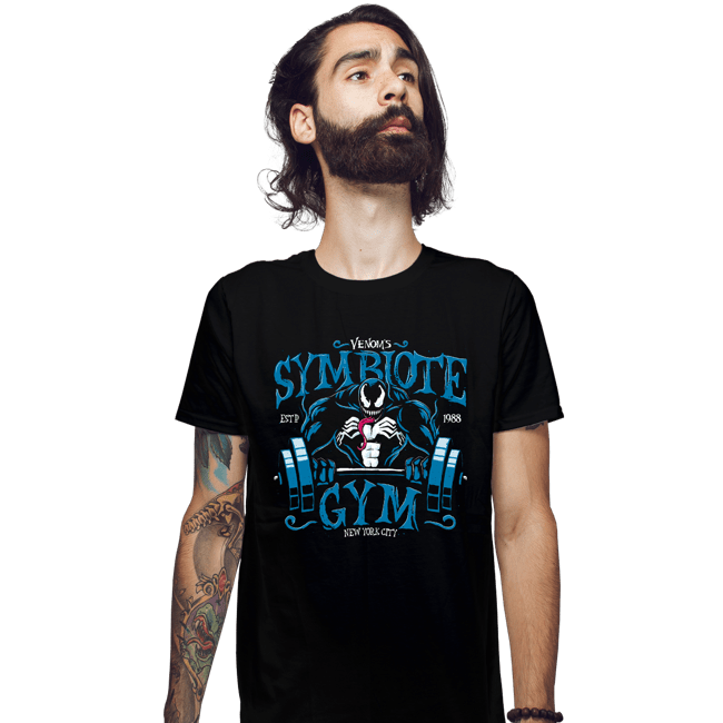Daily_Deal_Shirts Fitted Shirts, Mens / Small / Black Venom's Gym