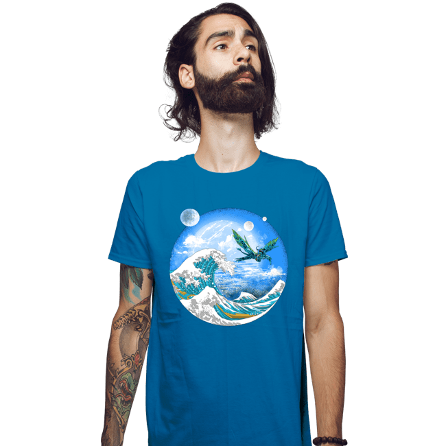 Secret_Shirts Fitted Shirts, Mens / Small / Sapphire Wave Off Pandora