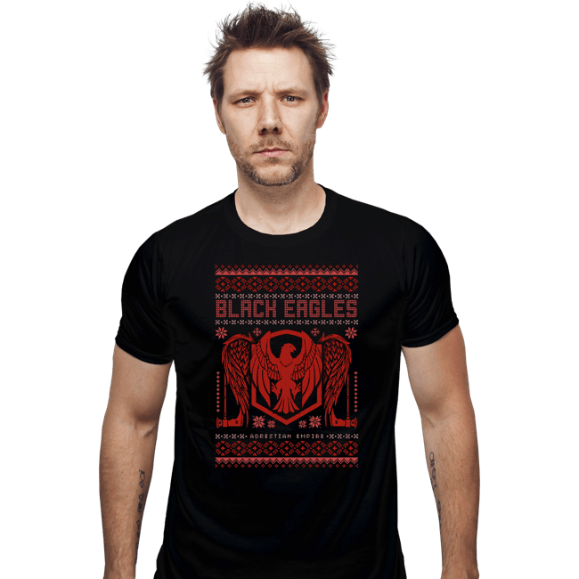 Shirts Fitted Shirts, Mens / Small / Black Black Eagles Sweater