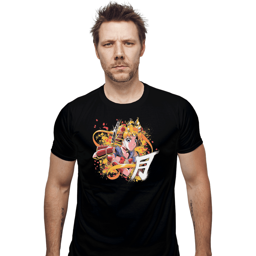 Shirts Fitted Shirts, Mens / Small / Black Samurai Moon