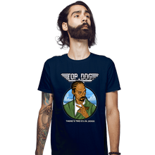 Load image into Gallery viewer, Daily_Deal_Shirts Fitted Shirts, Mens / Small / Navy Top Dogg
