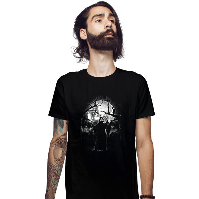 Shirts Fitted Shirts, Mens / Small / Black Moonlight Ghost