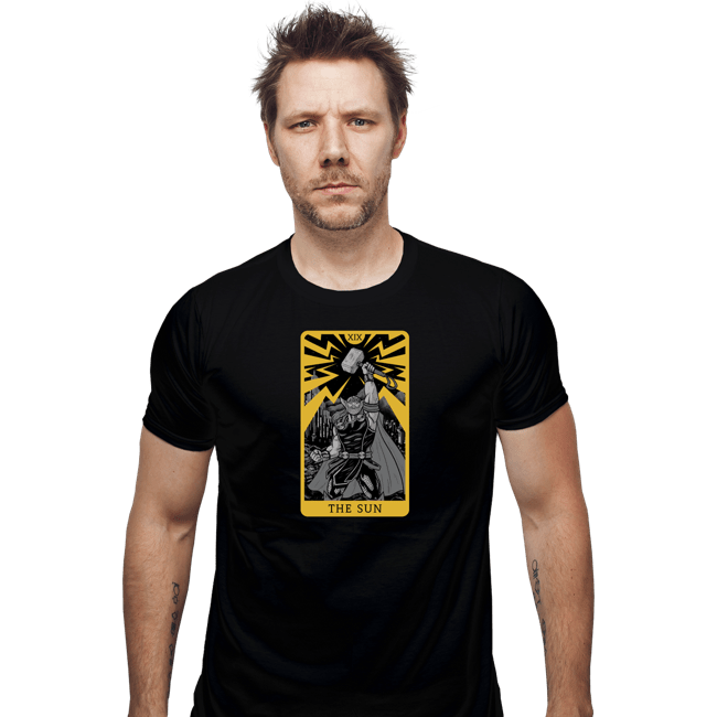 Shirts Fitted Shirts, Mens / Small / Black Tarot The Sun