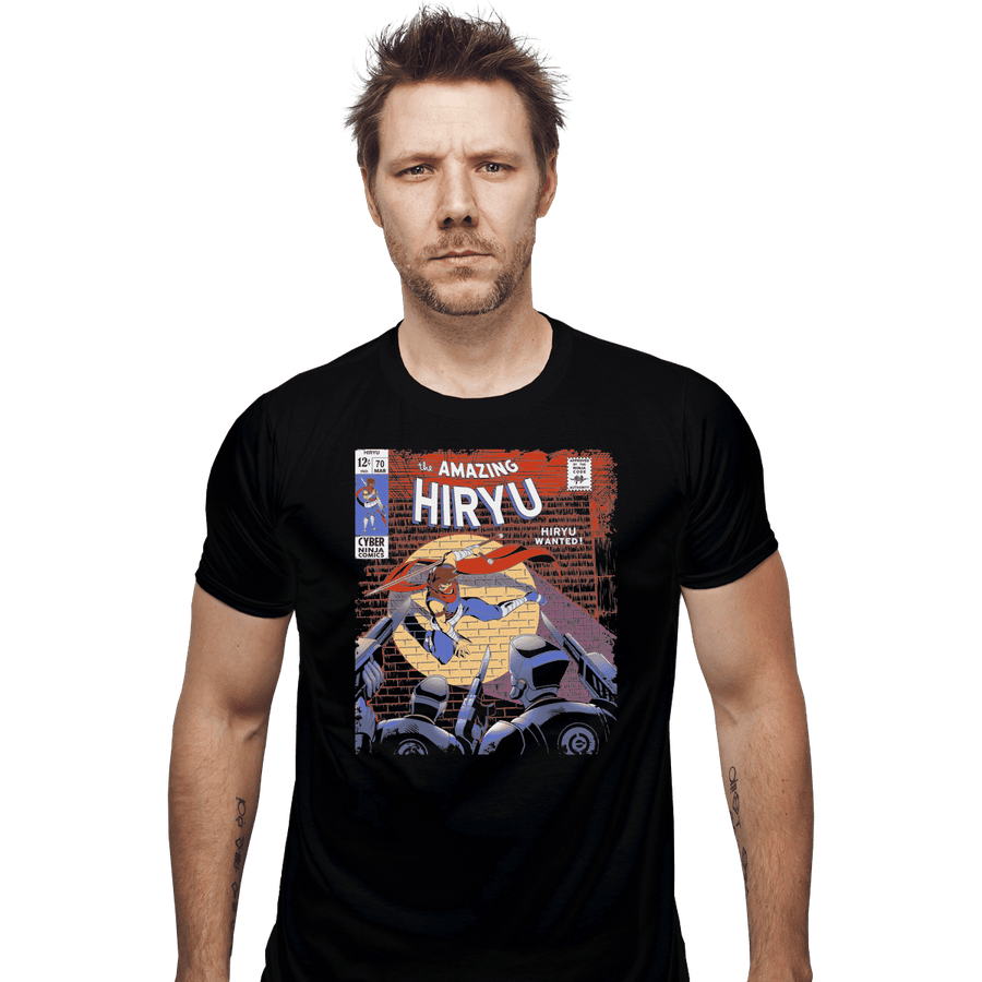 Shirts Fitted Shirts, Mens / Small / Black The Amazing Hiryu
