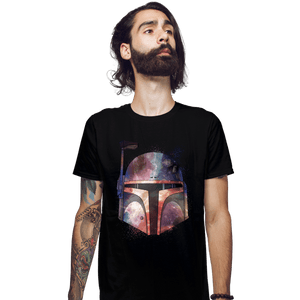 Daily_Deal_Shirts Fitted Shirts, Mens / Small / Black Galactic Boba Fett