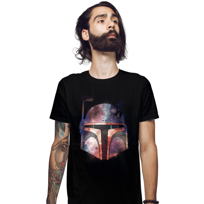 Daily_Deal_Shirts Fitted Shirts, Mens / Small / Black Galactic Boba Fett