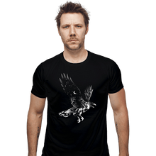 Load image into Gallery viewer, Daily_Deal_Shirts Fitted Shirts, Mens / Small / Black Resurrection Of The Crow
