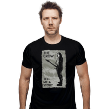 Load image into Gallery viewer, Shirts Fitted Shirts, Mens / Small / Black Crows Don&#39;t Cry

