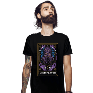Shirts Fitted Shirts, Mens / Small / Black Mind Flayer Tarot