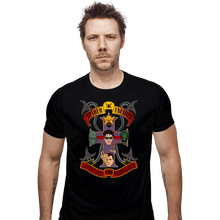 Load image into Gallery viewer, Daily_Deal_Shirts Fitted Shirts, Mens / Small / Black Spider Enemies
