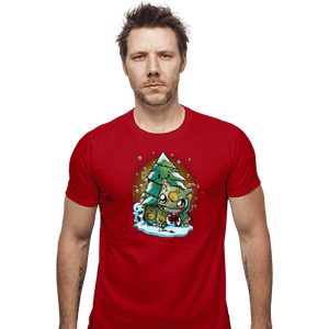 Secret_Shirts Fitted Shirts, Mens / Small / Red Bulby Christmas
