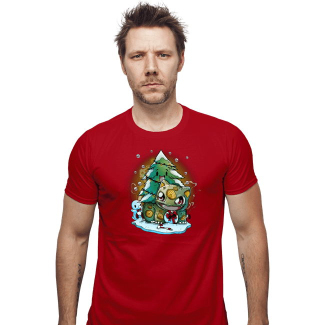Secret_Shirts Fitted Shirts, Mens / Small / Red Bulby Christmas