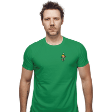Load image into Gallery viewer, Daily_Deal_Shirts Fitted Shirts, Mens / Small / Irish Green Click The Link

