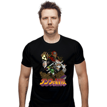 Load image into Gallery viewer, Daily_Deal_Shirts Fitted Shirts, Mens / Small / Black The Legend Of Link
