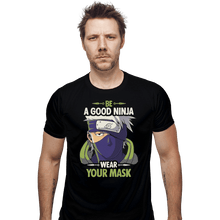 Load image into Gallery viewer, Shirts Fitted Shirts, Mens / Small / Black Good Ninja
