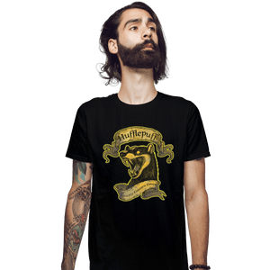 Shirts Fitted Shirts, Mens / Small / Black Hufflepuff