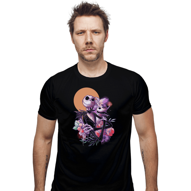 Daily_Deal_Shirts Fitted Shirts, Mens / Small / Black Moonlit Nightmare