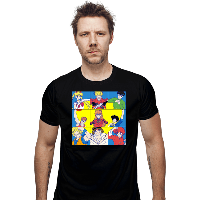 Secret_Shirts Fitted Shirts, Mens / Small / Black Anime Heart Of A 90s Kid
