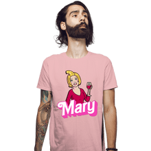 Load image into Gallery viewer, Daily_Deal_Shirts Fitted Shirts, Mens / Small / Pink Mary Doll
