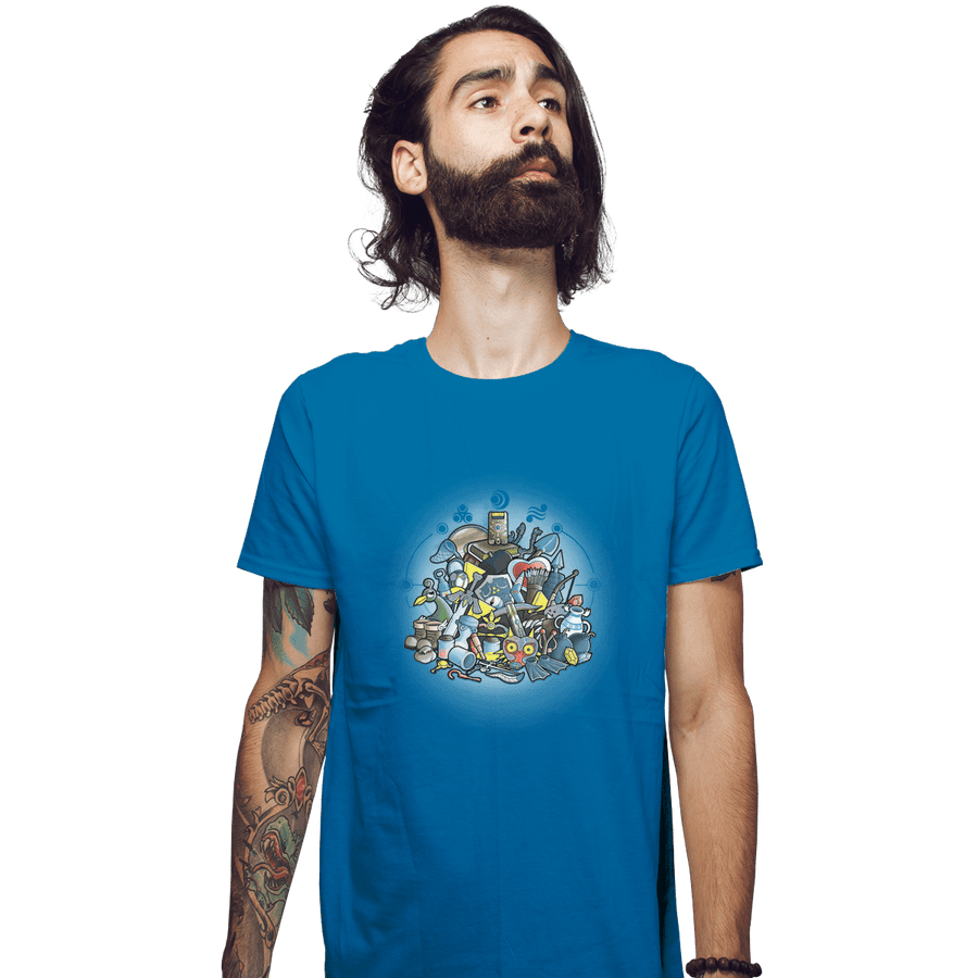 Shirts Fitted Shirts, Mens / Small / Sapphire Link's Weapons