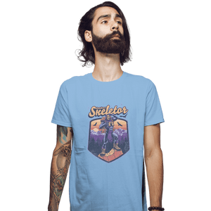 Shirts Fitted Shirts, Mens / Small / Powder Blue Outdoor Skeletor